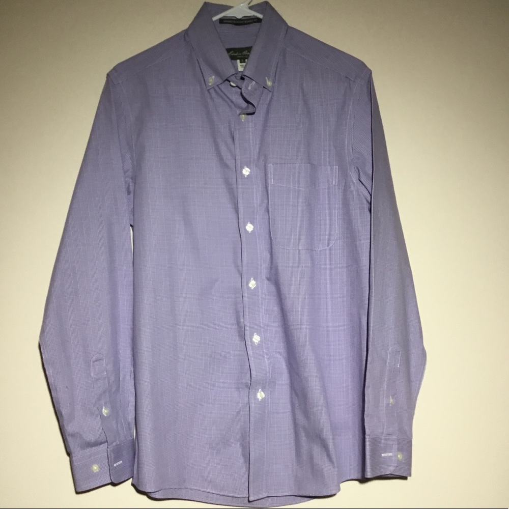 Eddie Bauer Wrinkle Free Relaxed Fit Oxford (A)